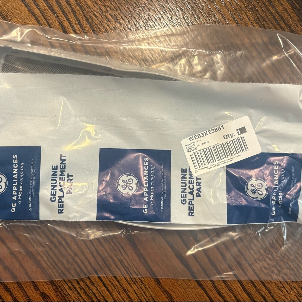 GE Dryer Lint Filter we03x23881